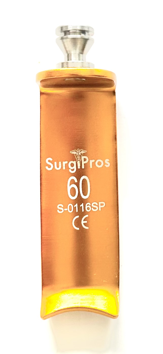BLUNT BLADE 23MM W X 60MM L GOLD