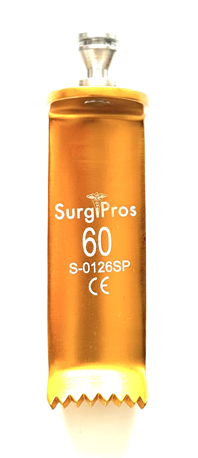 SHORT TOOTH BLADE 23MM W X 60MM L GOLD