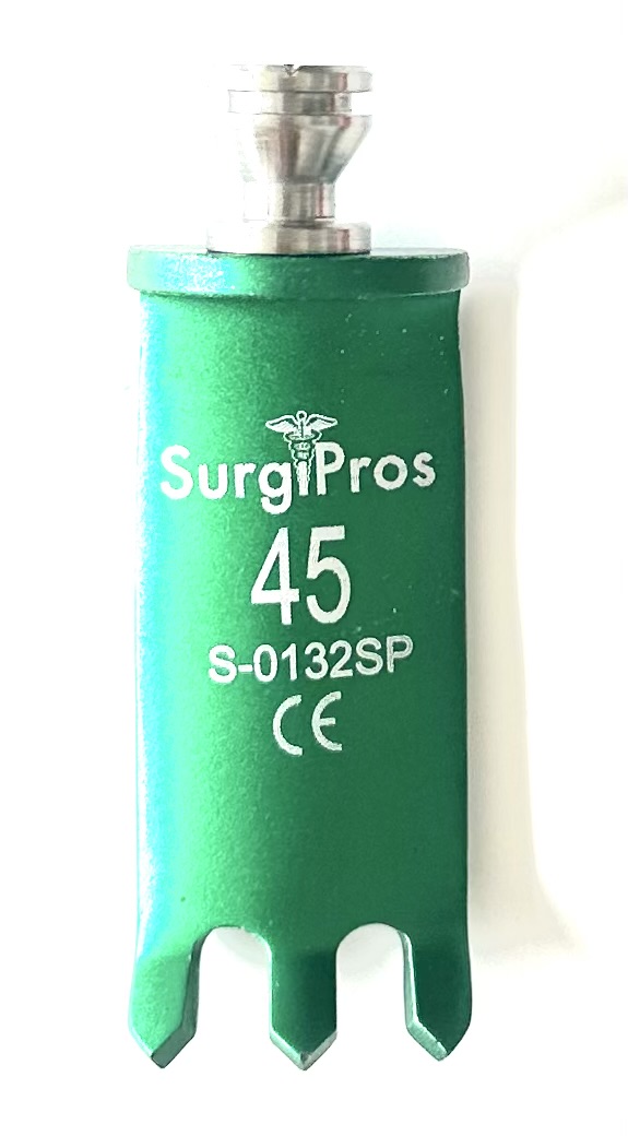 LONG TOOTH BLADE 23MM W X 45MM L GREEN