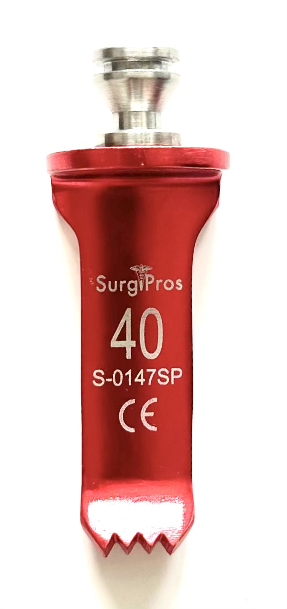 MICRO TOOTH BLADE 14MM W X 40MM L RED