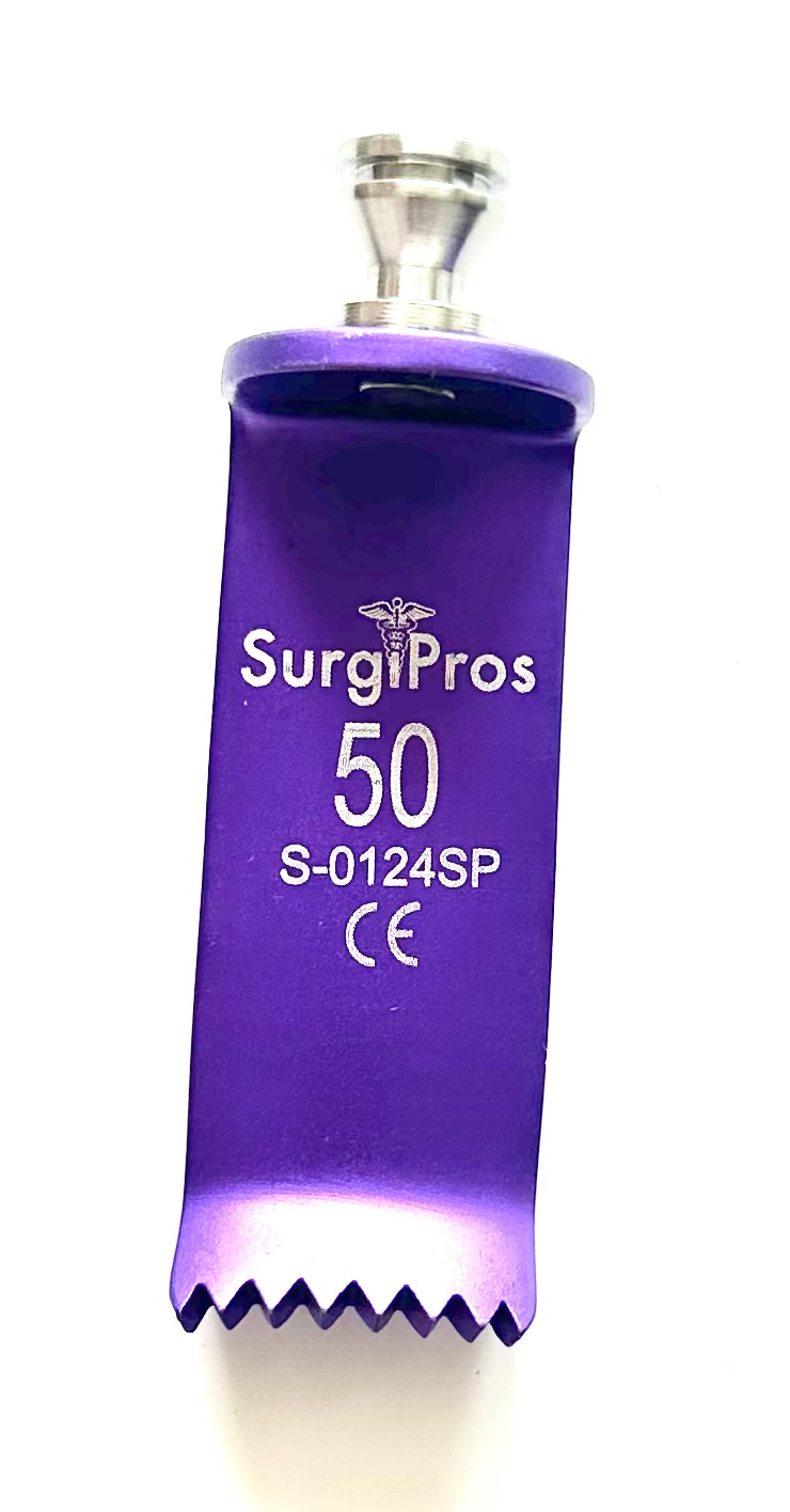 SHORT TOOTH BLADE 23MM W X 50MM L VIOLET
