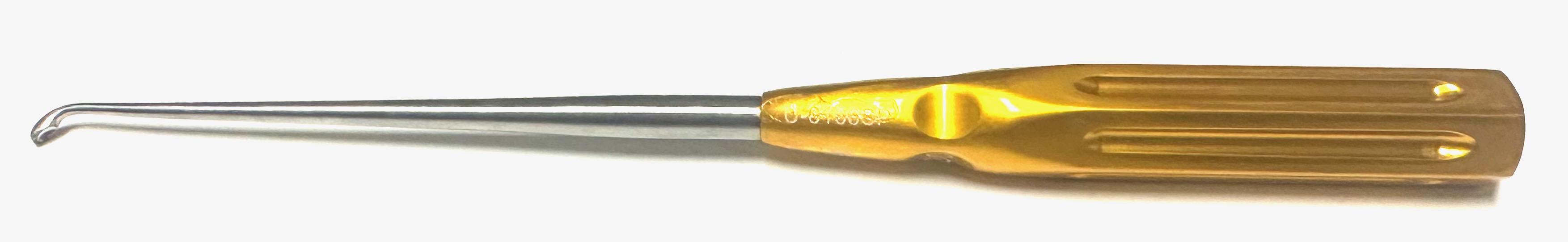 2-0 CERVICAL CURETTE ANGLED 10" GOLD