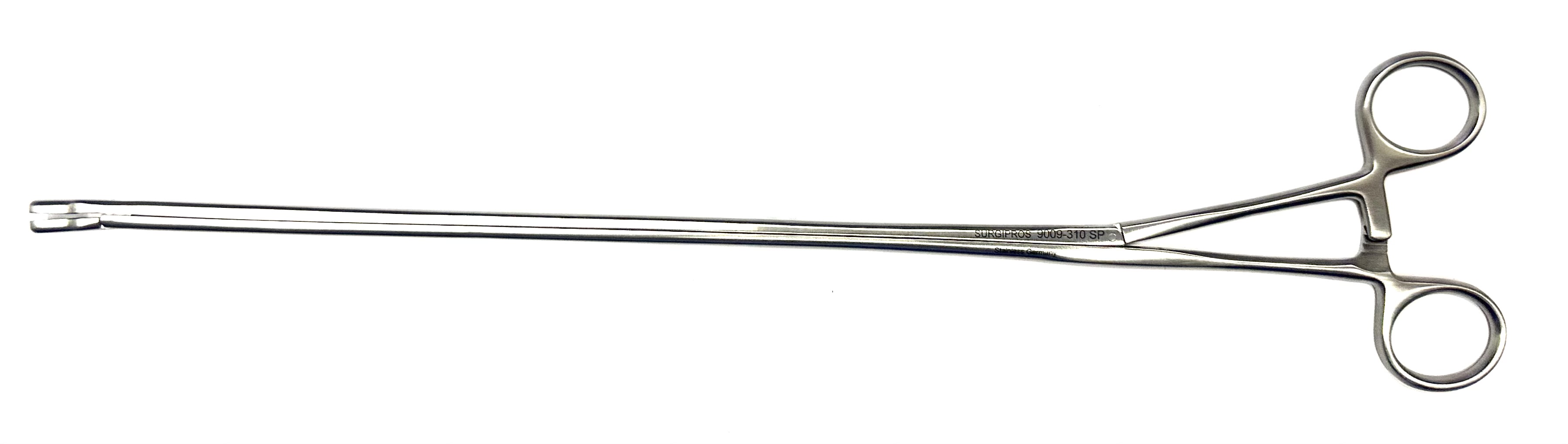 Mediastinoscopy Biopsy Forcep 7mm width oval cupped jaws, cvd, ring handle, with ratchet, 28 cm working length, 15"
