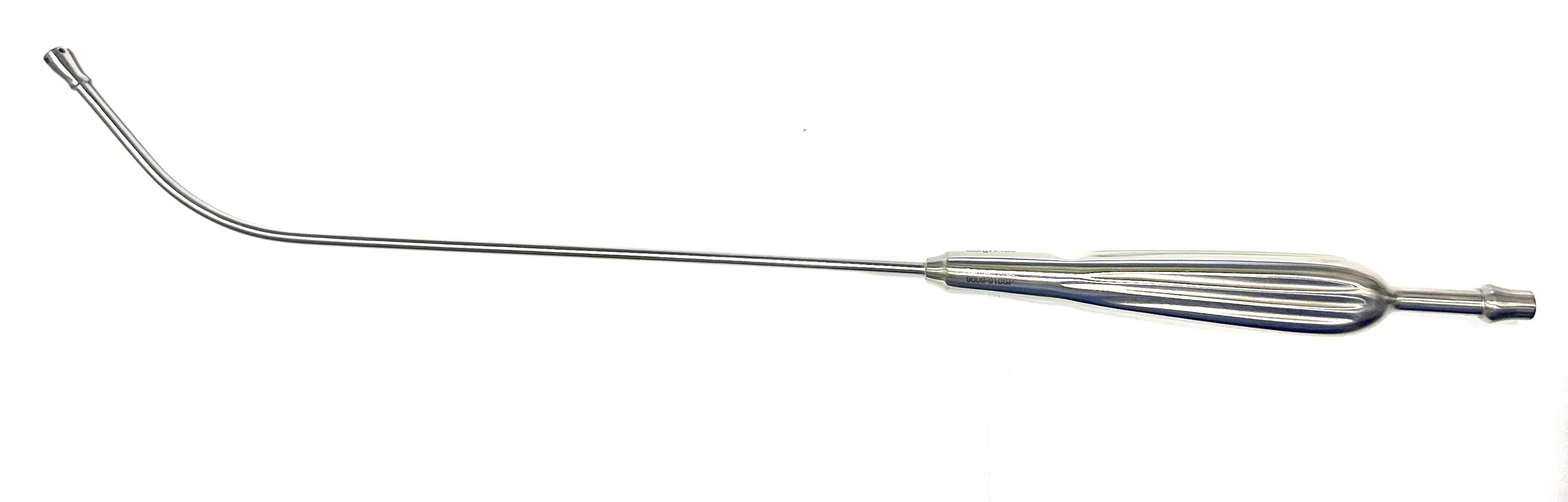 VATS Wolf Suction Instrument (3.2 MM), curved blunt tip, 8-3/4" working length, 14-1/4" total length. 1 brush included