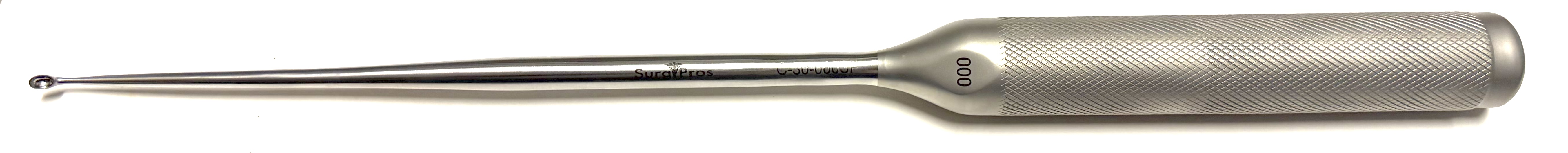 CURETTE, 15" 30°ANGLED, SIZE 000