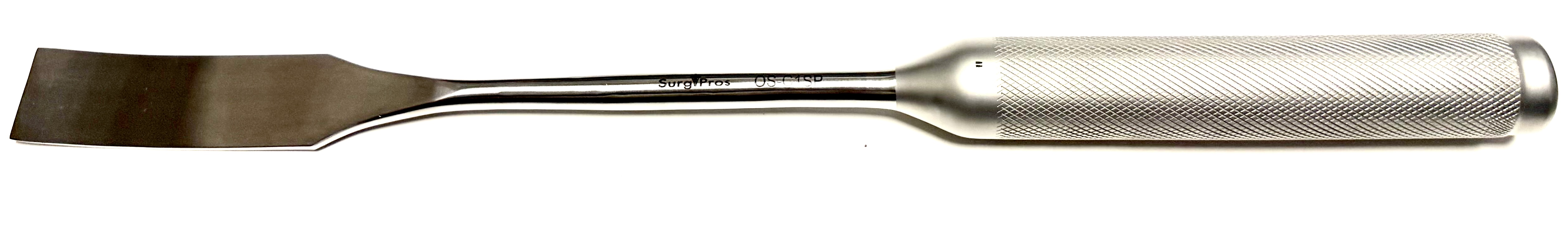 OSTEOTOME, 15" CURVED 1"