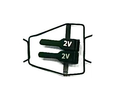 ABB2VB Approximator Clamp, General Purpose, with Frame, 0.6-1.5mm Vessel diameter, Black