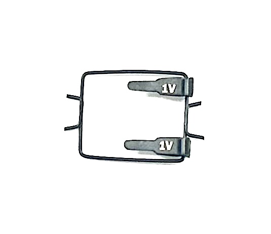 BB1VB Double Clamp, General Purpose, Stationary, 0.4-1.0mm Vessel diameter Black