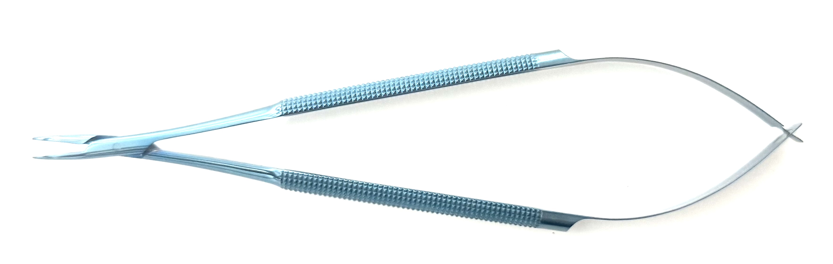 TI NEEDLE HOLDER ROUND HDL CURVED TIP 0.8MM