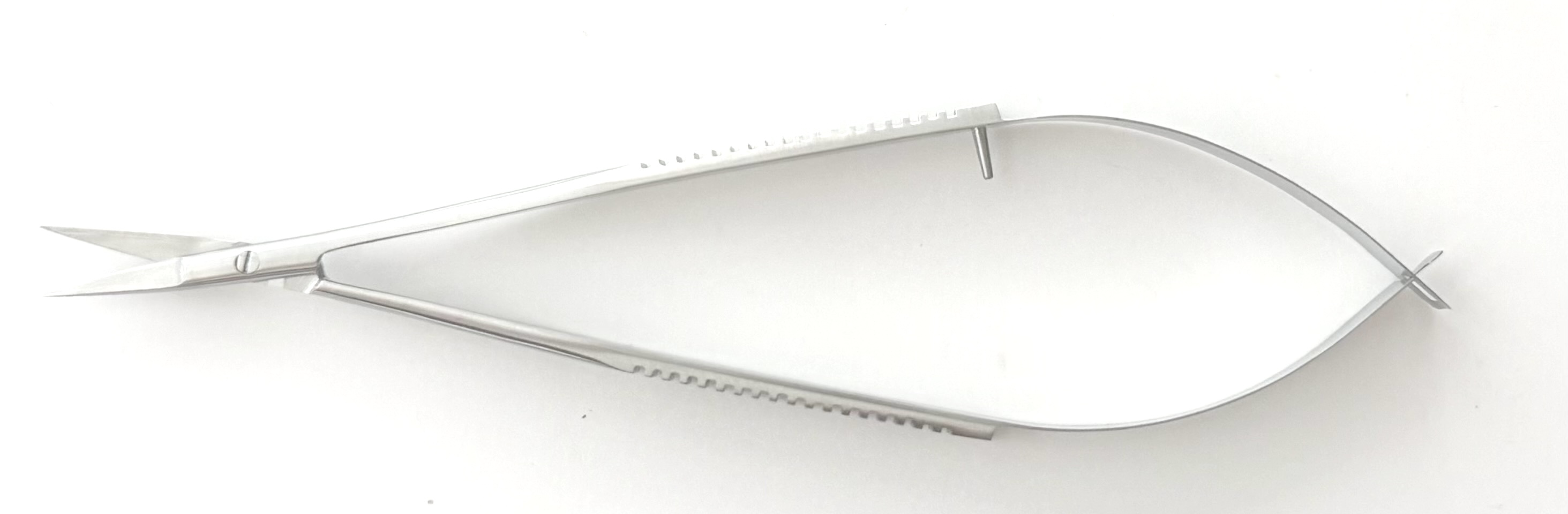 Adventitia/Suture Scissors 15cm long, Flat Handle 8mm Wide, Straight Blades 15mm long