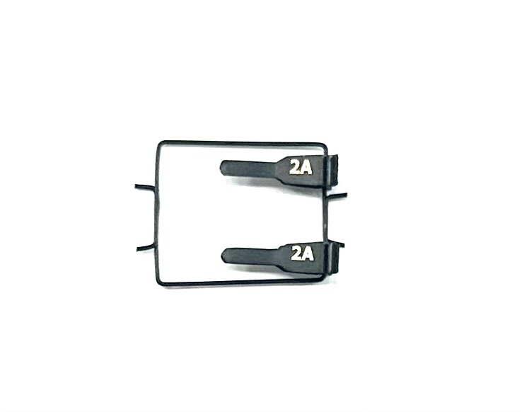 BB2AB Double Clamp For Thick Walled Arteries, Stationary, 0.6-1.5mm Vessel diameter, Black