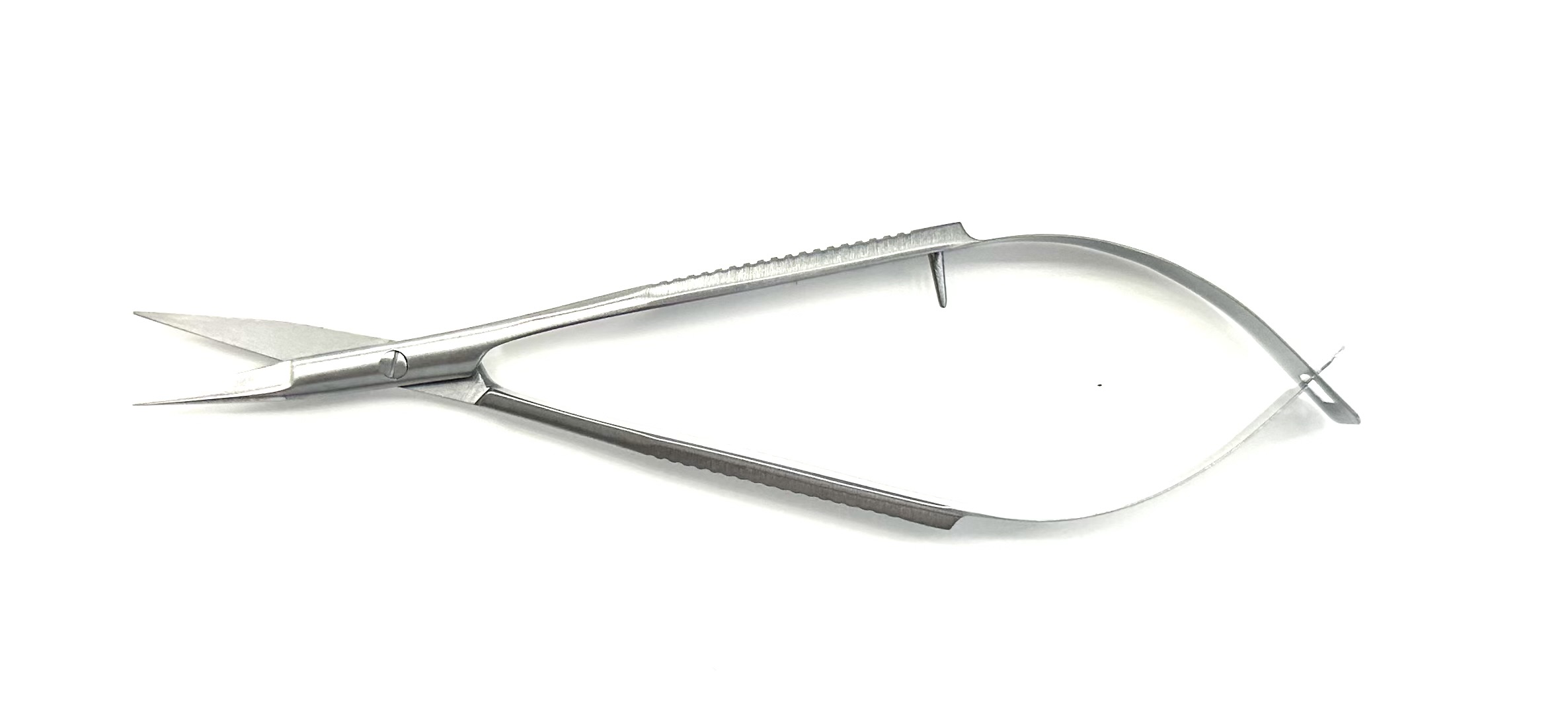 ADVENTITIA/SUTURE SCISSORS 11CM LONG, FLAT HANDLE 8MM WIDE, STRAIGHT BLADES 15MM LONG