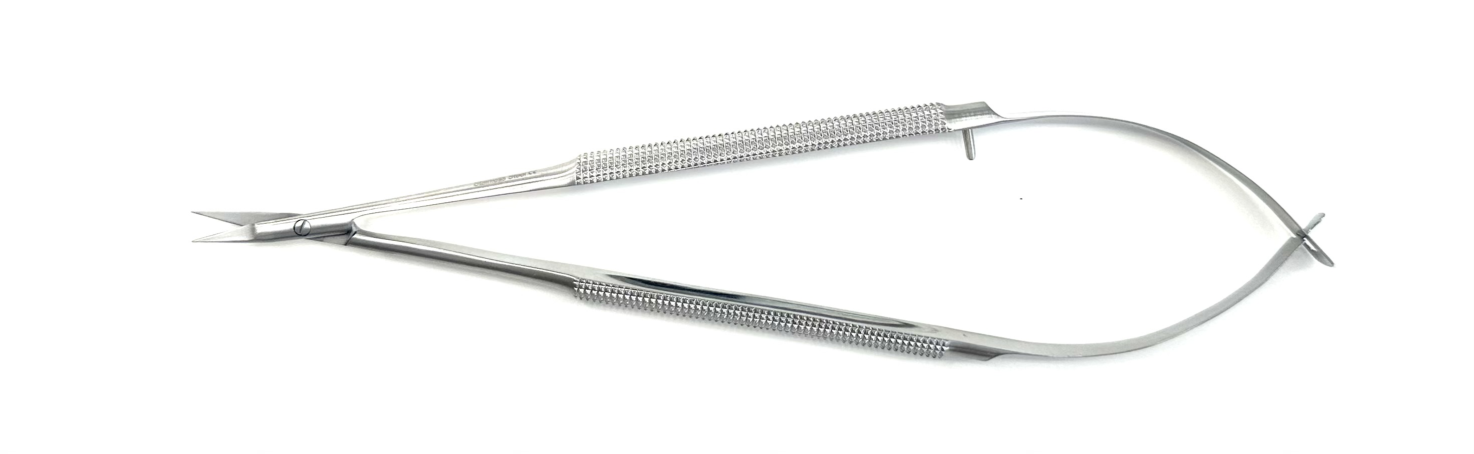 Adventitia Scissors 18cm Round Handle 8mm diameter, Straight Blade 10mm long