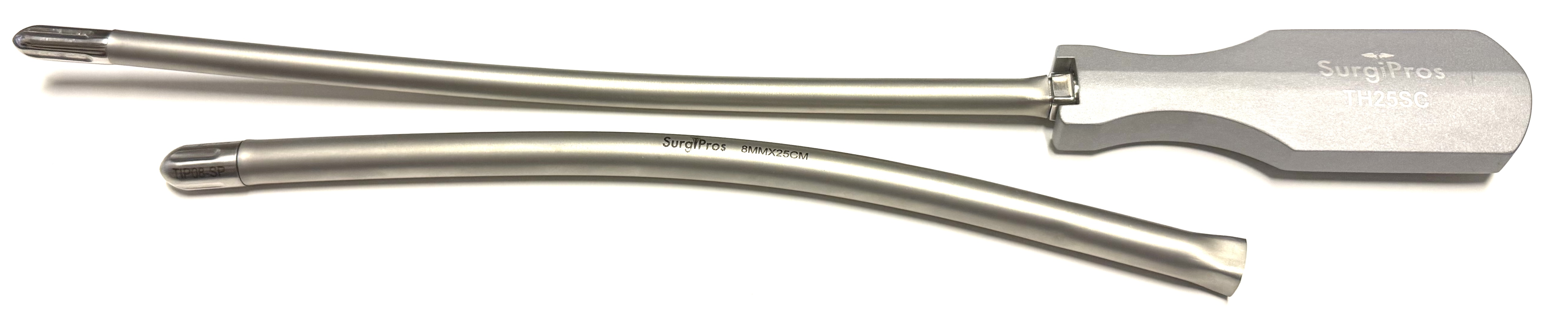 TUNNELER 6MM & 8MM X 25CM KIT SLIGHT CURVE WITH 6MM AND 8MM TIPS