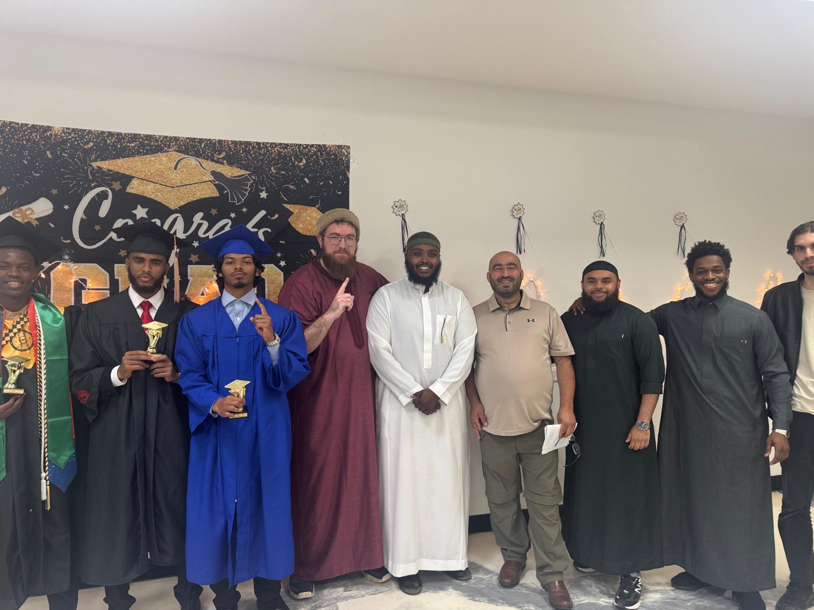 Celebrating Brs. Ward, Ramadan, & Nashaz's graduation in 2025