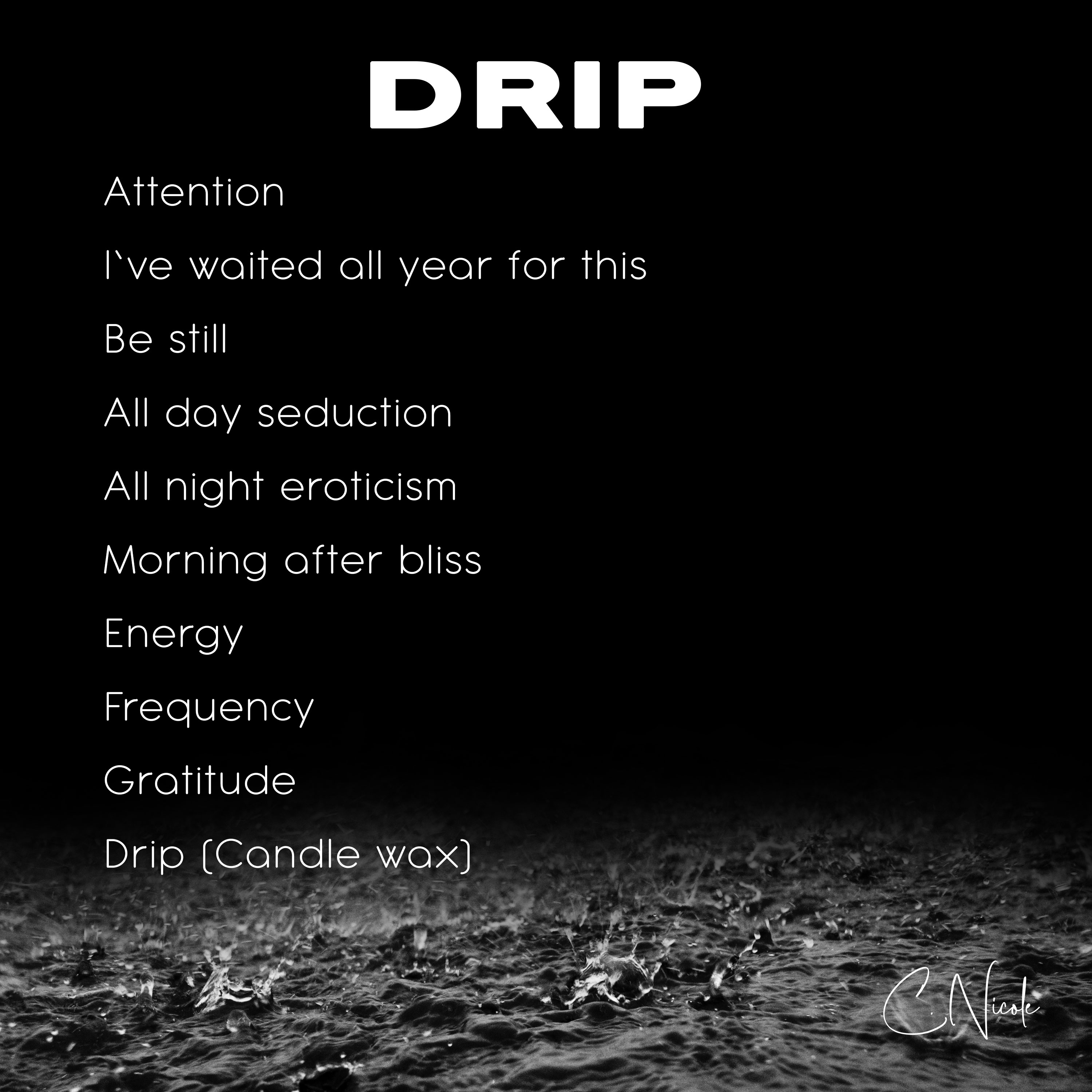 Drip - Track List - Back Cover
