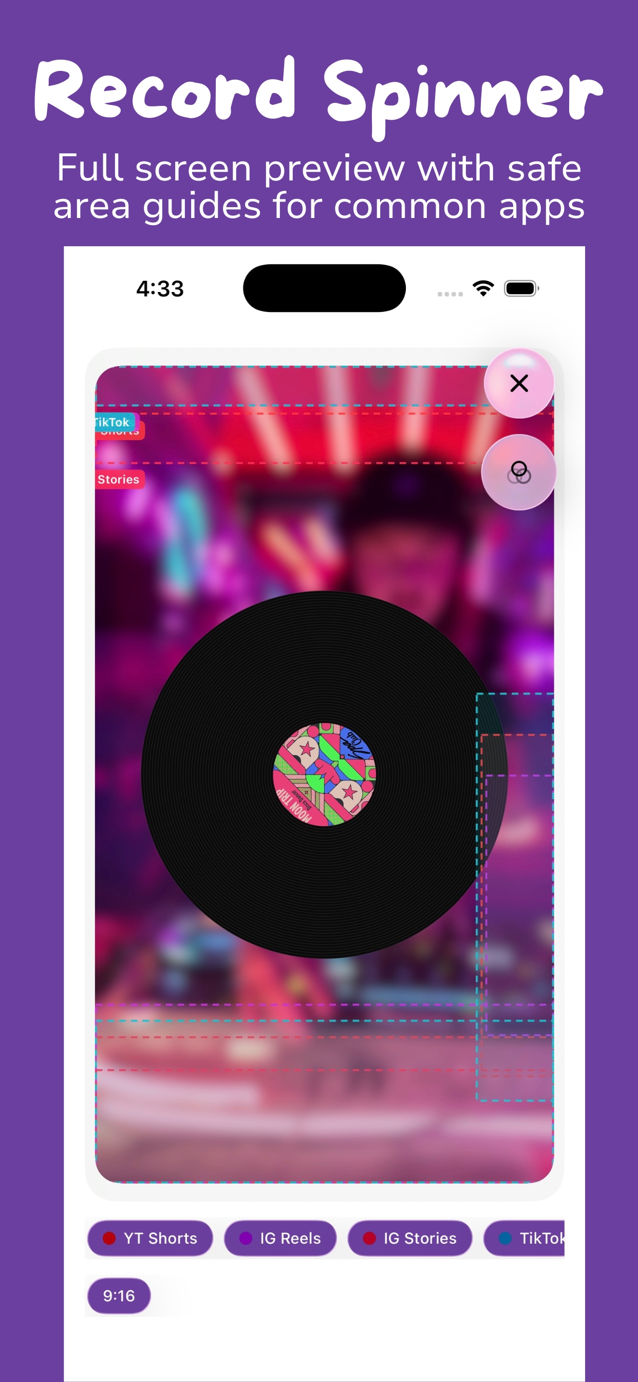 Record Spinner on iPhone — screenshot 3