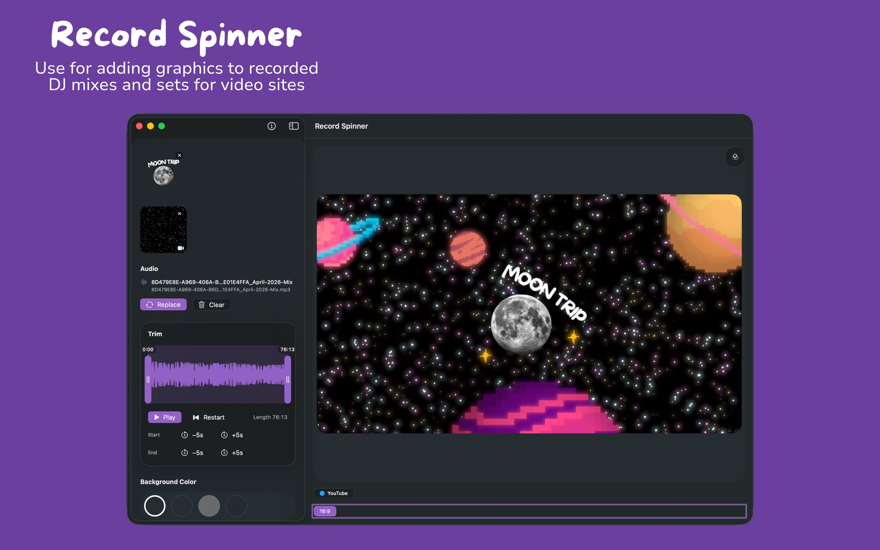 Record Spinner on Mac — screenshot 2