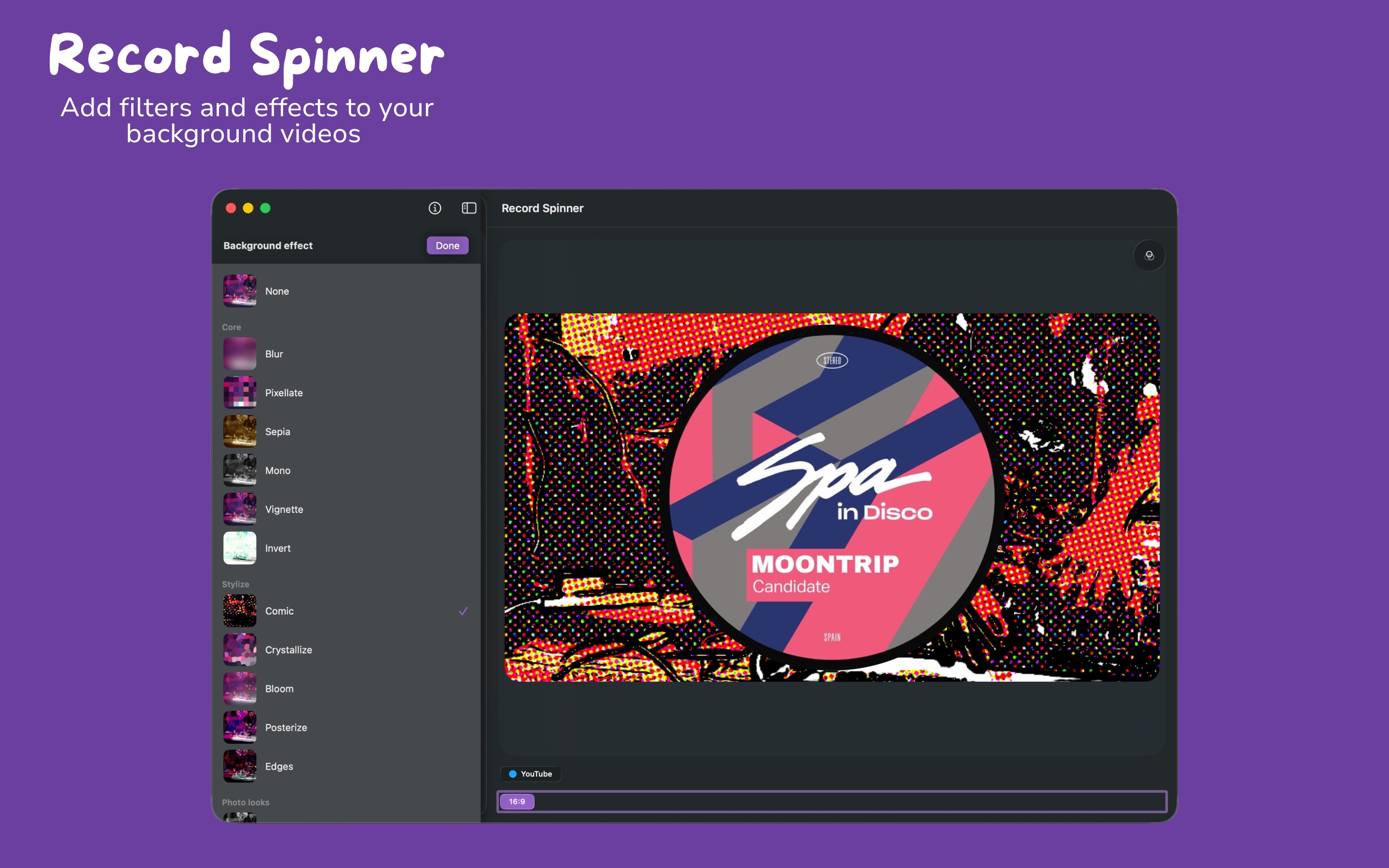 Record Spinner on Mac — screenshot 3