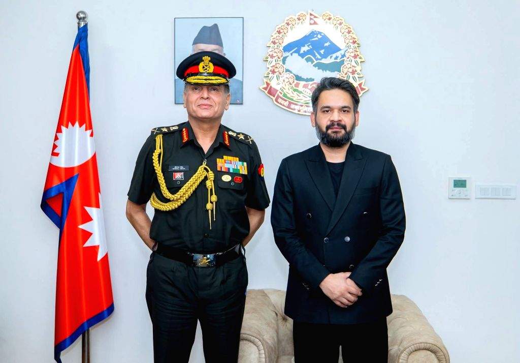 Indian Army Chief General Dhiraj Seth Meets Nepal PM Balendra Shah After Being Conferred Honorary General Rank