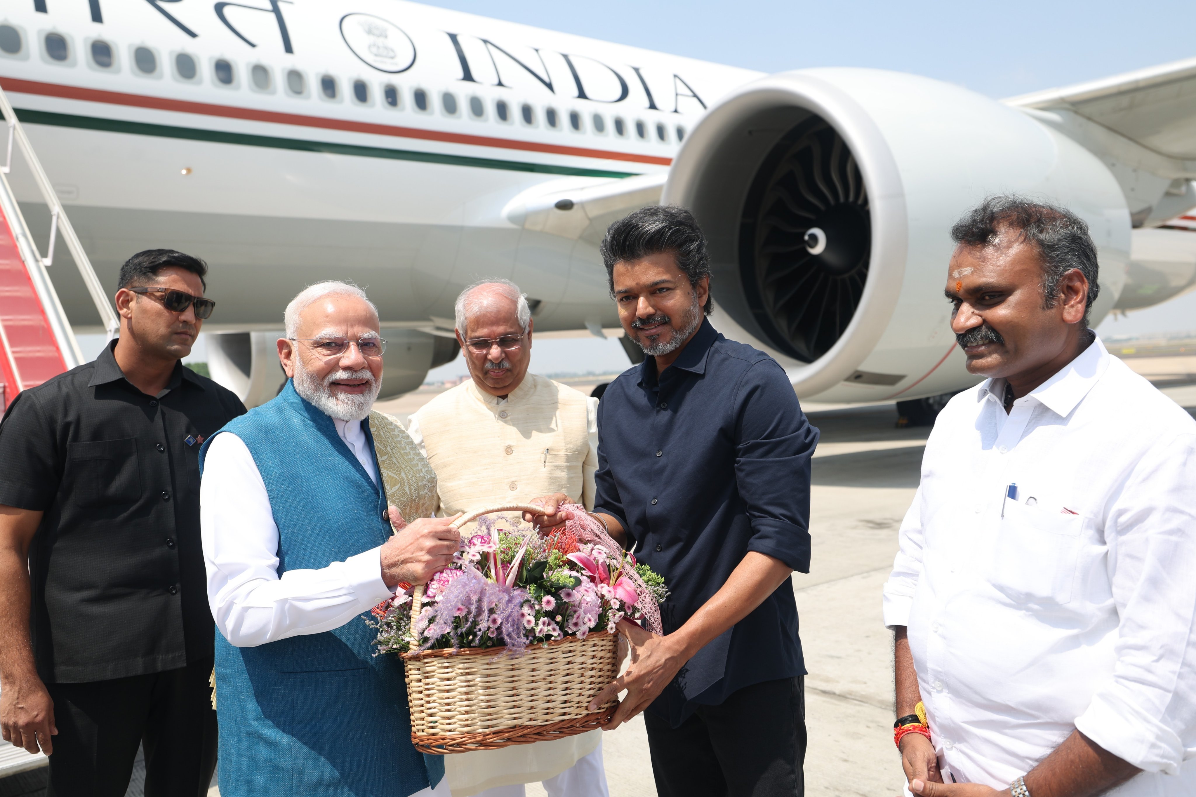 Amid Anti-Government Protests in India, PM Narendra Modi Inaugurates Projects Worth ₹13,000 Crore in Chennai Alongside Chief Minister Thalapathy Vijay