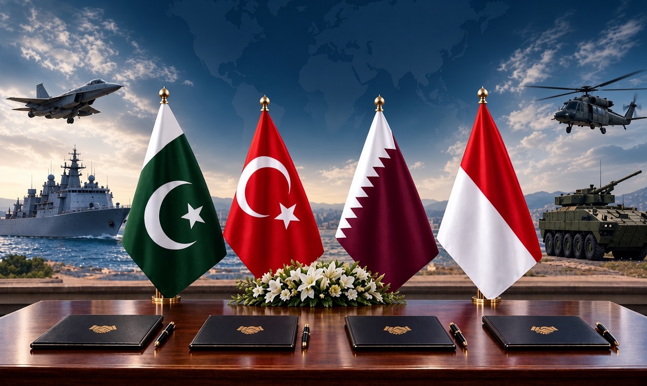 Pakistan, Türkiye, Qatar and Indonesia Sign New ‘Badr’ Defence MoU — How Concerned Should India Be?