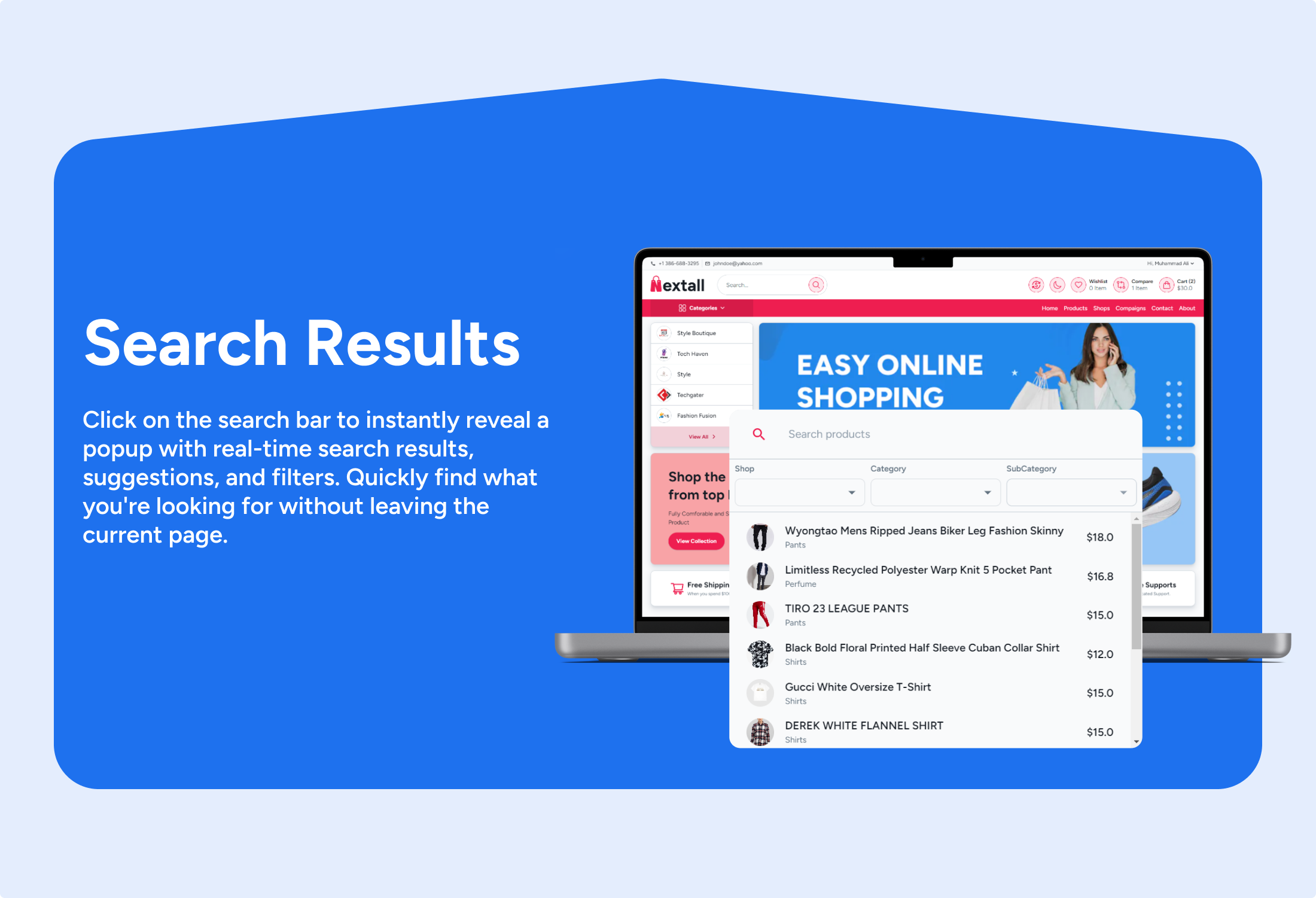 nextall search products