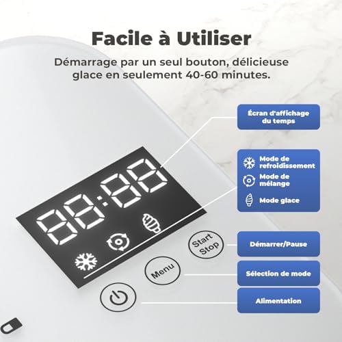 Vue 4 de Sorbetiere Electrique Avec Compresseur