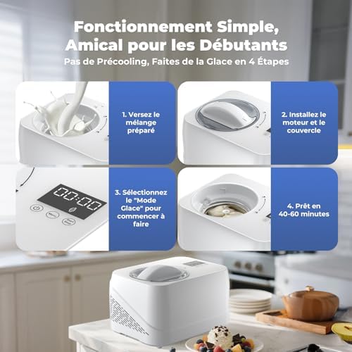 Vue 7 de Sorbetiere Electrique Avec Compresseur