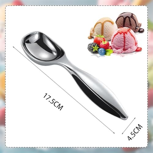 Vue 2 de Cuillere Creme Glacee