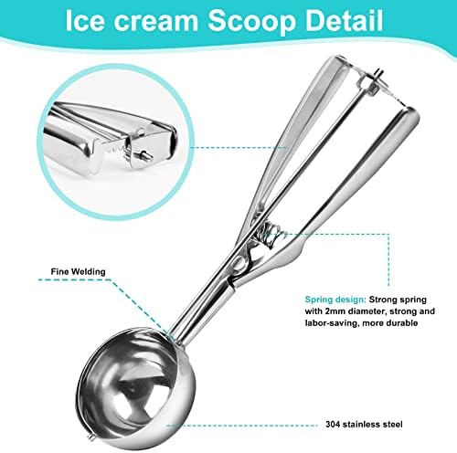 Vue 2 de Cuilleres Glace En