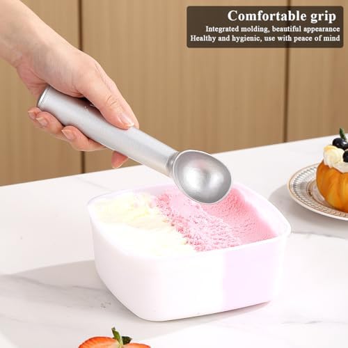 Vue 4 de Cuillere Glace Avec