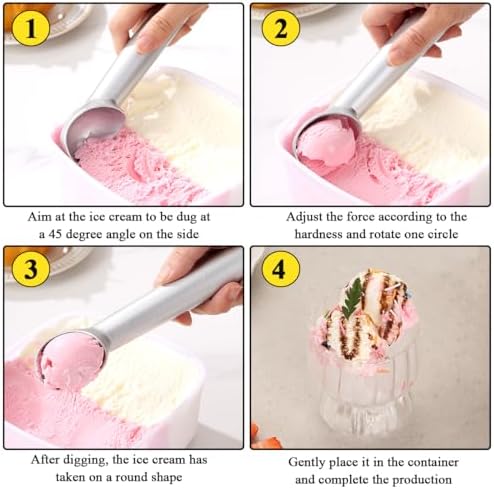 Vue 5 de Cuillere Glace Avec