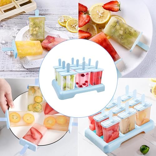 Vue 7 de Pieces Moule Glace Popsicle