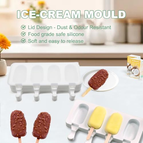Vue 2 de Moules Glace Silicone