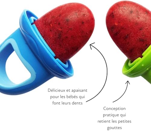 Vue 3 de Nuby Fruitsicles Moules