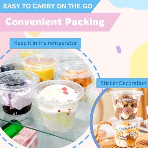 Vue 3 de Gobelets Dessert En