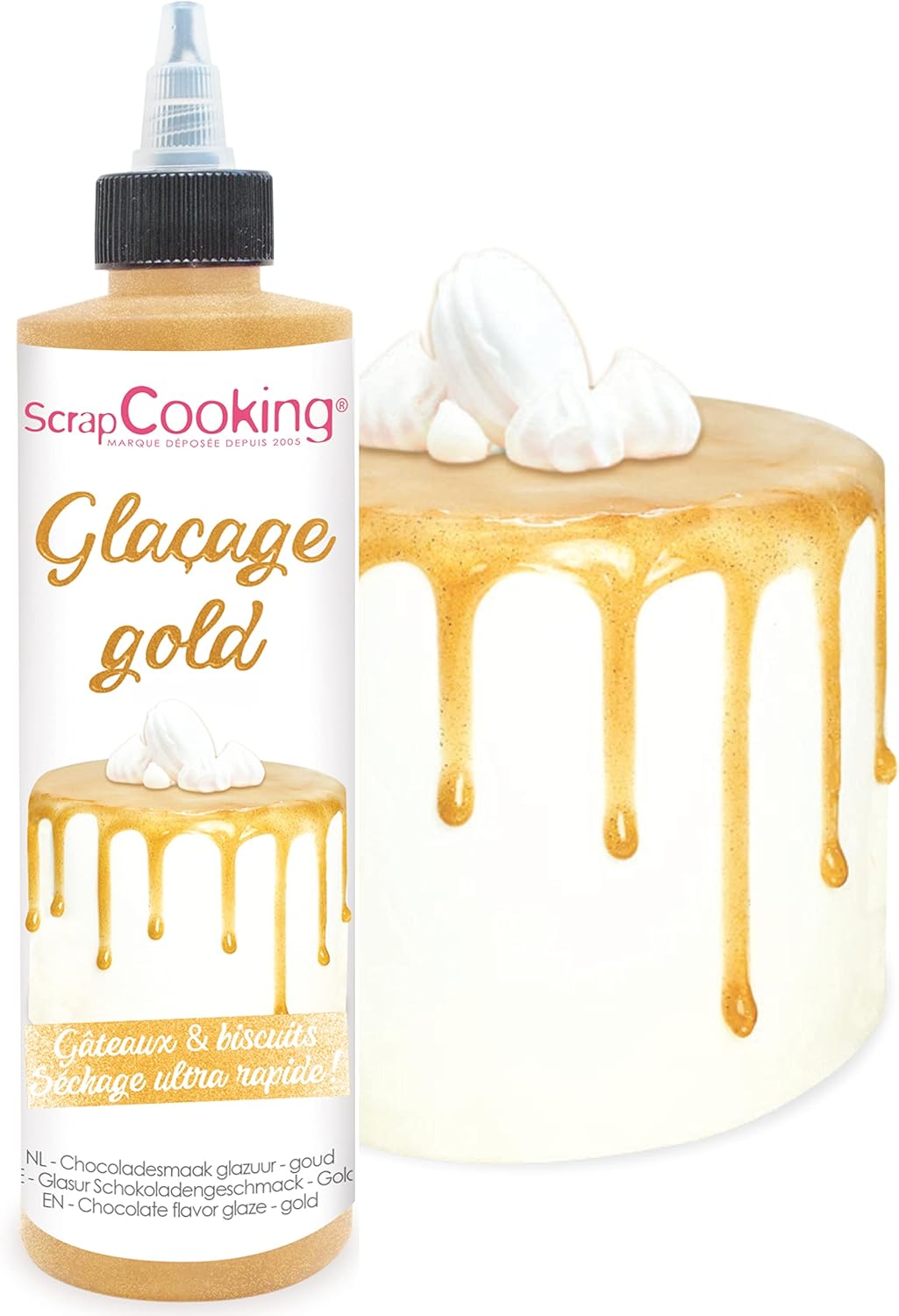 Scrapcooking Glacage Dore Pret