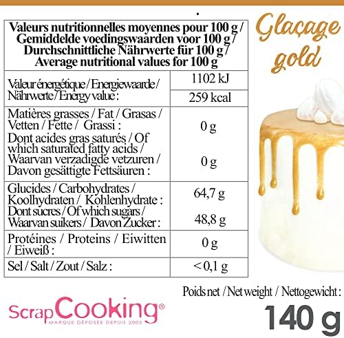 Vue 6 de Scrapcooking Glacage Dore Pret