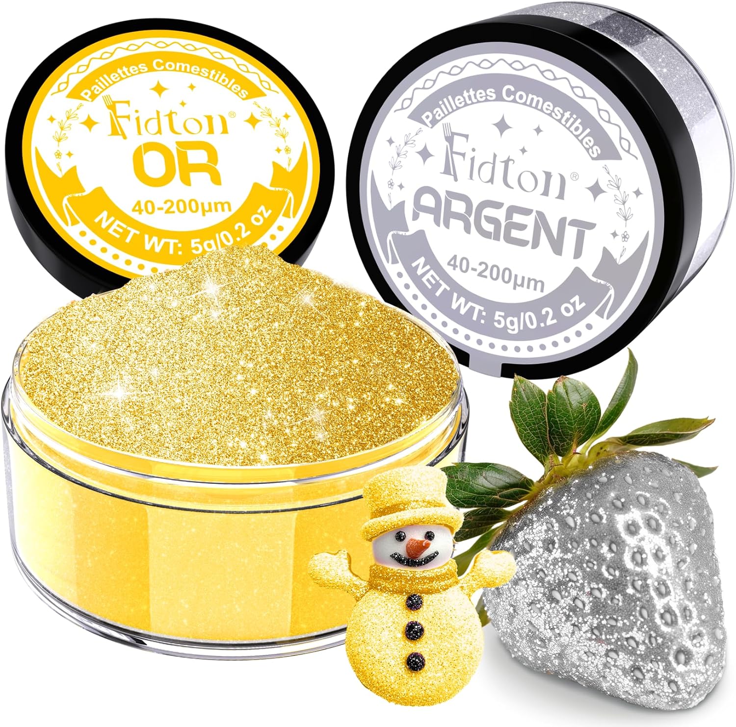 Paillettes Comestibles Colorant Alimentaire