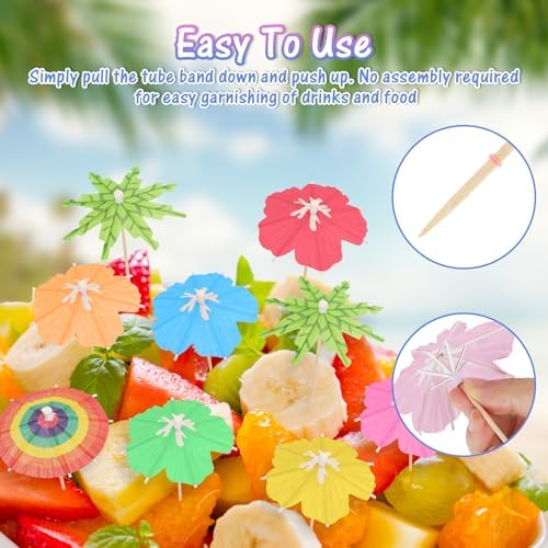 Vue 5 de Pieces Decorations Pour Cocktails