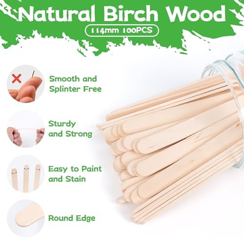 Vue 2 de Antetok Batonnets En Bois