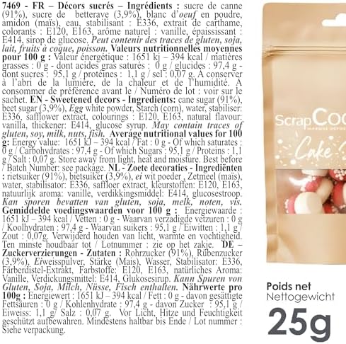 Vue 2 de Scrapcooking Decors Sucres Gros