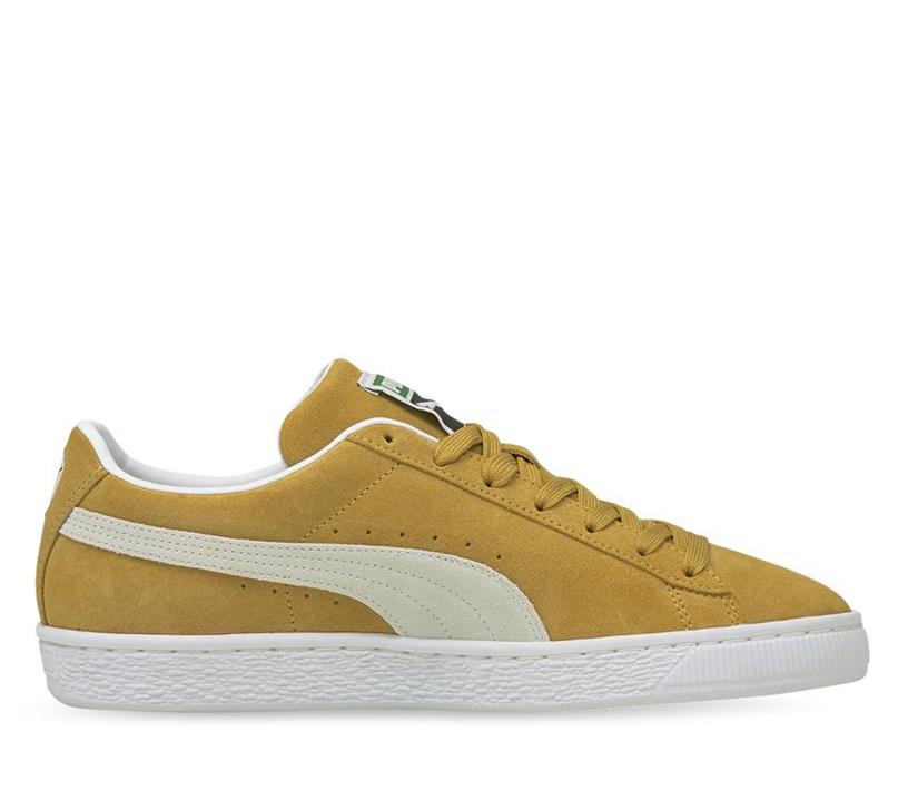Buy Puma Suede Classic XXI Honey Mustard-Puma White Online - Pay with ...