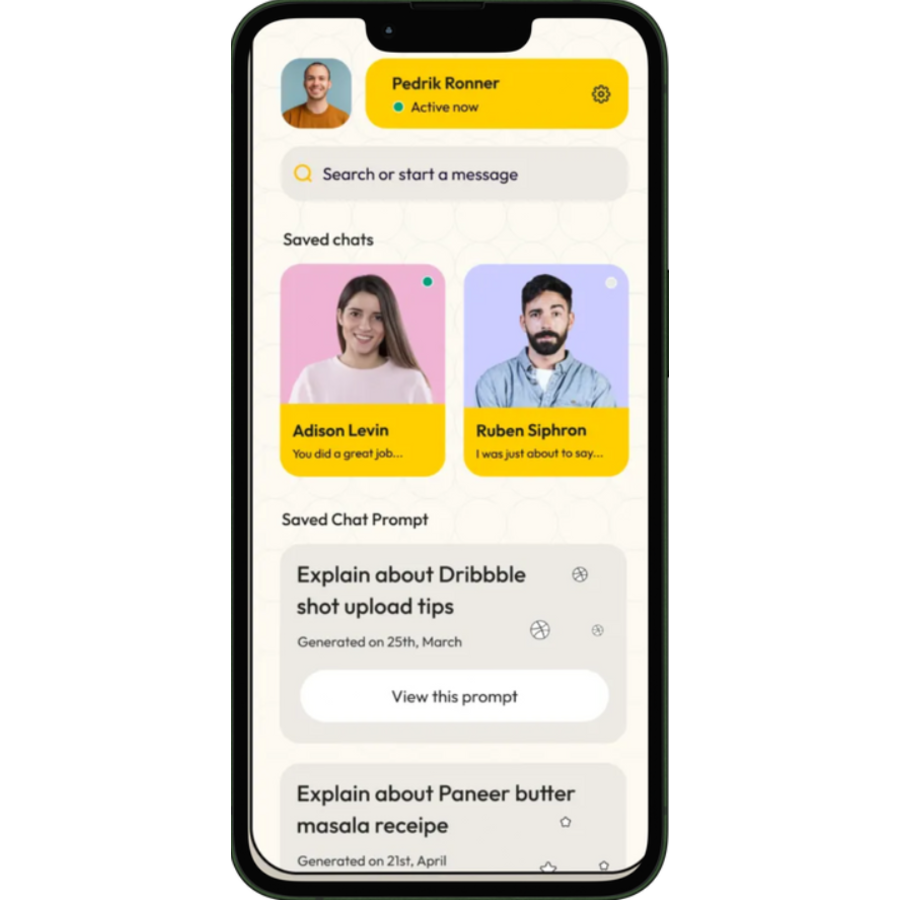 Care coordination app screenshot
