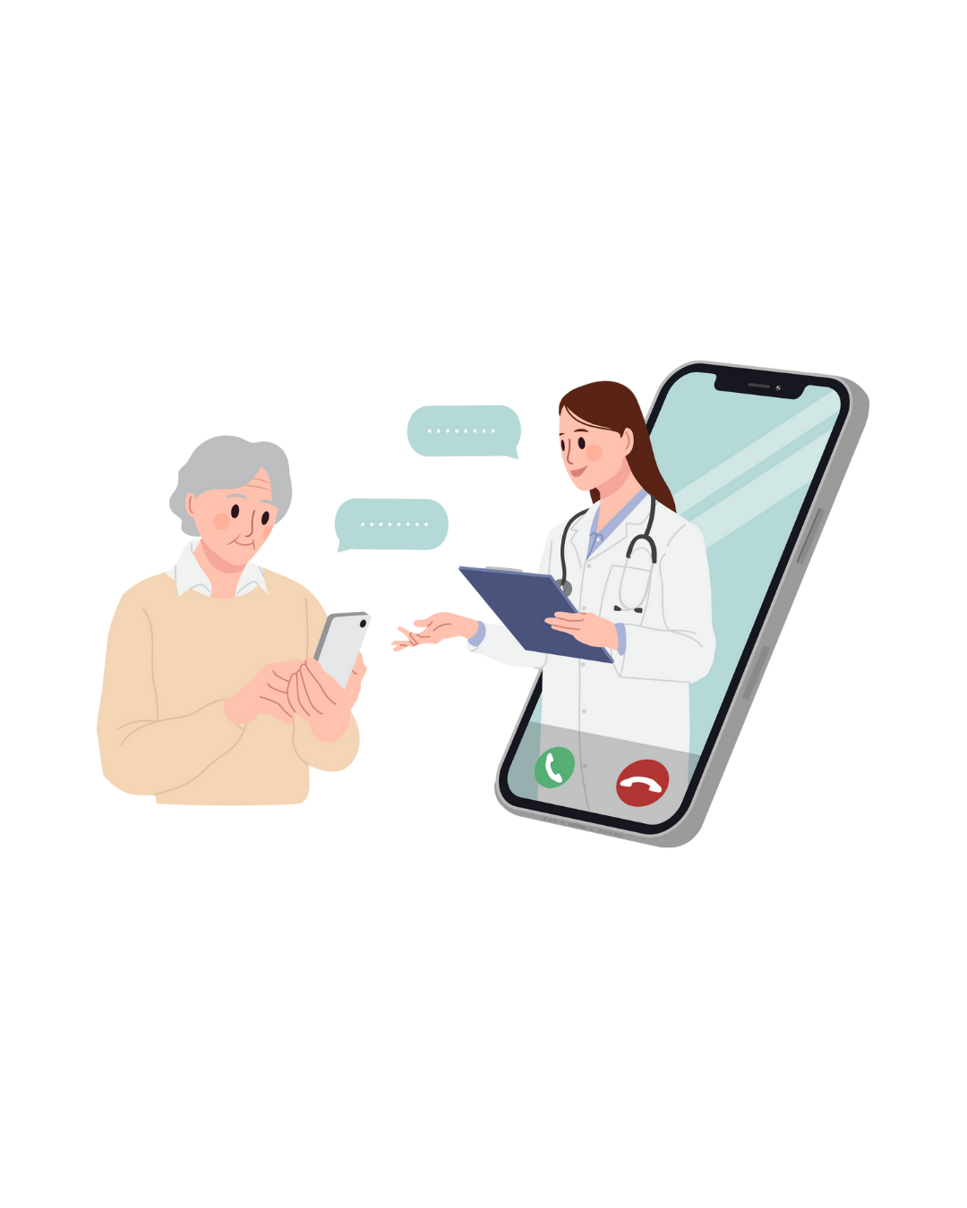 Digital store illustration