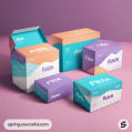 Purple and teal boxes with 'flex' branding against a purple backdrop.