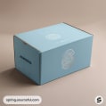 Large blue box with 'Boundless' branding and fingerprint design pattern.