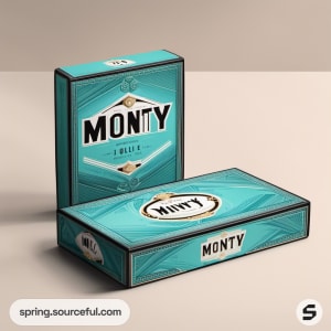 AI-Generated image of packaging for Mints}