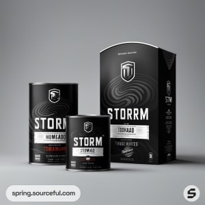 AI-Generated image of packaging for tornado}